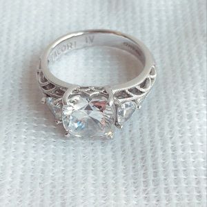 Tacori 925 & CZ Ring, Ret. $260